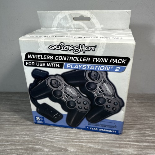 Quickshot twin pack ps2 - quickshot,