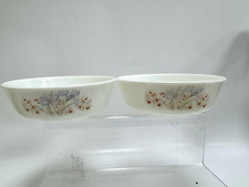Pyrex Blue Iris 2x Cereal /