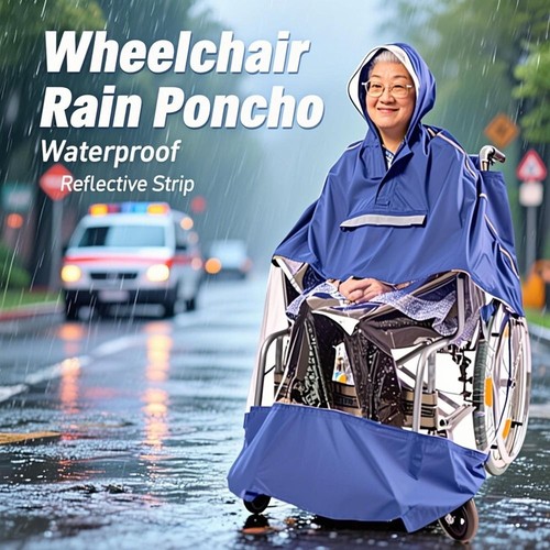 Wheelchair poncho rain coat - rain,