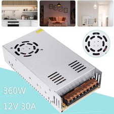 DC 12V 30A 360W Power Supply Universal Power Adapter Transformer Converter