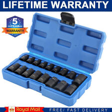 Female Impacted E Torx Star Sockets E5 - E24 3/8" and 1/2" Drive 17pc Set NEW