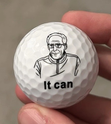 Personalised funny golf - personalised, ball