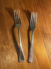 Two Firth Stainless Steel Made In Sheffield England Forks Vintage Collectable