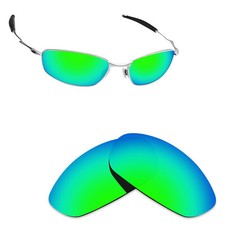 Hawkry Polarized Replacement Lenses for-Oakley Whisker Sunglass -Emerald Green