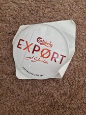 Carlsberg Export Beer Pump Badge Fisheye Oval 3D