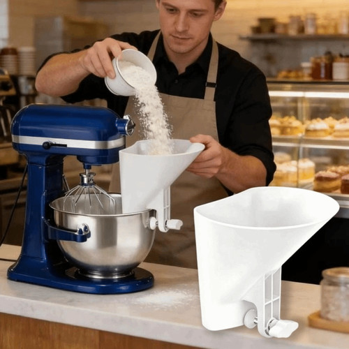 Flour funnel for kitchen - flour,