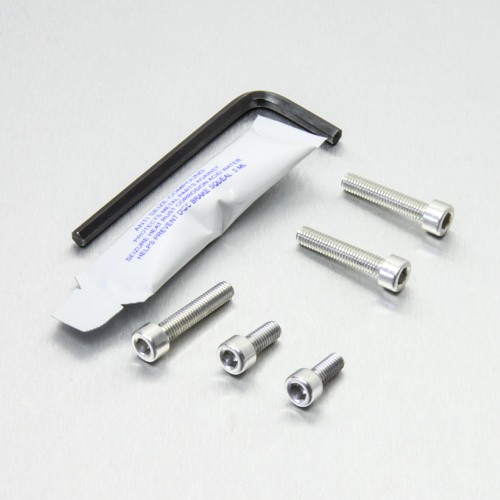 Aluminium fuel cap kit - aluminium,