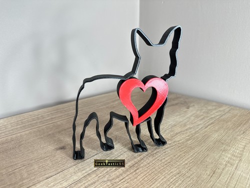 Modern plastic dog statue - plastic,