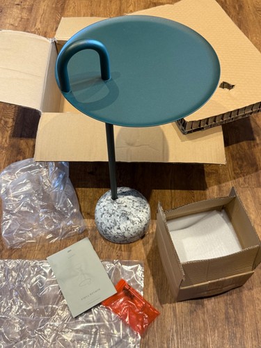 New hay bowler side table - new,