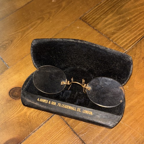 Antique pince nez - pince-nez, gold