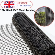 10M PVC Coated Chicken Mesh Fencing Garden Barrier Garden Plastic Fence Net UK