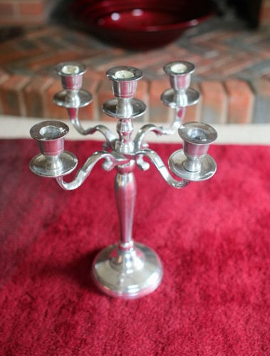 Candelabra candle holder - candle,