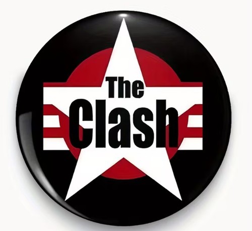 The clash white red black - white,