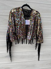 Missguided Sequin Multi Fringe