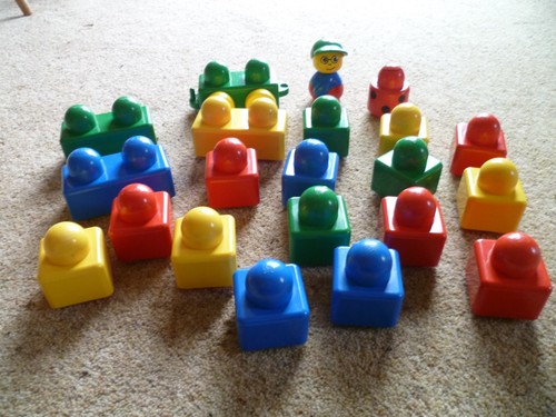 Vintage lego duplo - duplo, primo