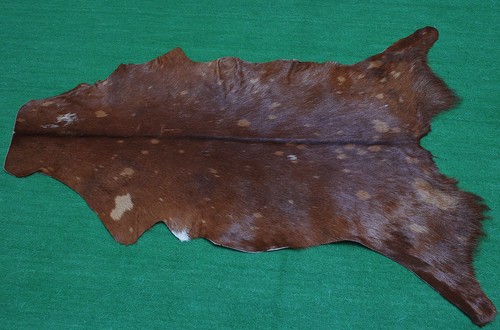 Luxury goat hide rug - hide, hair