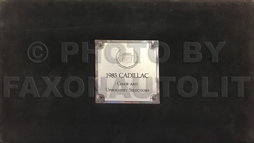 1985 cadillac color - 1985,