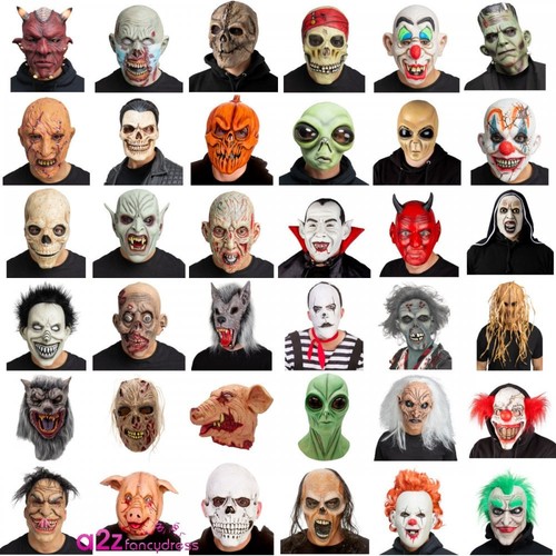 Mens halloween masks - halloween, head