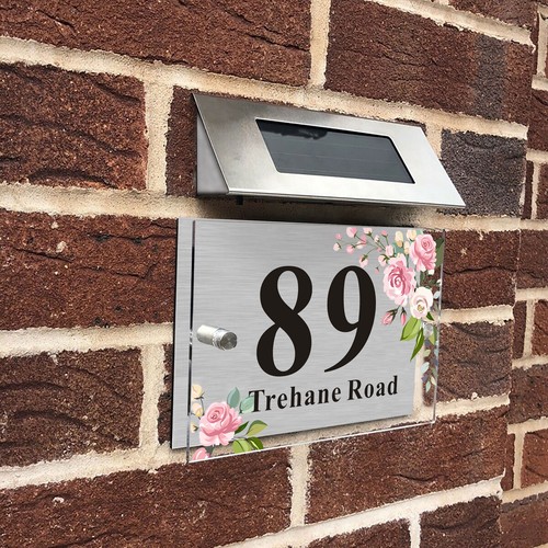 Personalised solar light house - personalised,