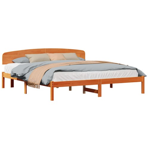 Bed frame with - frame, solid