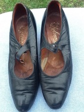 1920s Black Shoes RARE and Very Hard to Find Size 3 or Small? Very Soft Leather