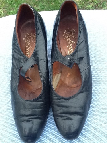 1920s black shoes rare and - 1920s,