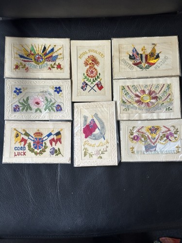 Ww1 embroidered silk - embroidered,