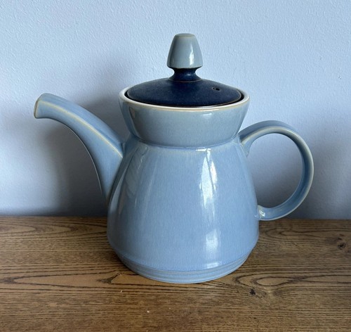 Denby blue jetty teapot pint - jetty,