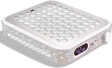 CHRISTINE SHELLY Nail Dust Collector, Rechargeable Cordless Reusable Filter