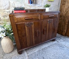 Art Deco Oak Sideboard with