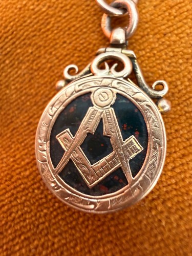 Masonic fob bracelet - , rose