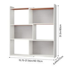 Adjustable desktop bookshelf - adjustable,