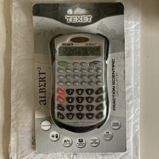 TEXET aLBERT 2 Fraction Scientific Calculator. Never Opened. 