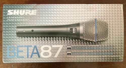 Shure beta 87a condenser vocal - shure,