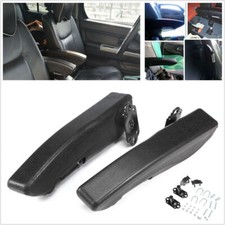 Universal Left+Right Black Adjustable Car Seat Armrest For RV Van Boat Truck Car