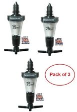 Optics Home Bar Pack of 3 Beaumont Solo Spirit Measure Dispenser 25ml 35ml 50ml