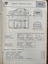 Lancia DELTA Technical DATA