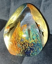 glass aquarium" paperweight