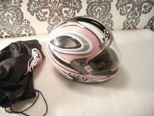KBC MAX Pink MOTORCYCLE Crash Helmet 54CM -55CM SMALL 
