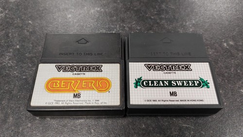 Vecrex games clean sweep - 2x,