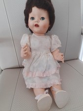 Hard plastic Pedigree 22 inches girl doll original clothes 1950s BEST EVER