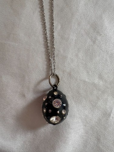 Faberge egg pendant necklace - faberge,