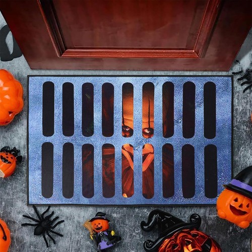 Clown halloween door mat - clown,
