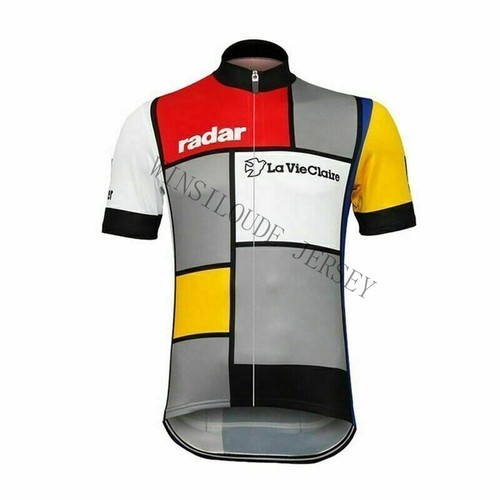 Men retro cycling jersey - men's,