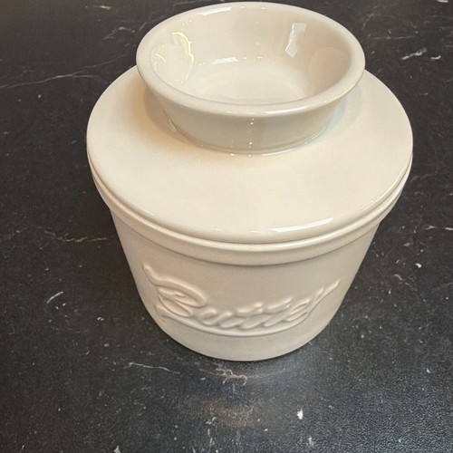 Ceramic butter crock - butter,