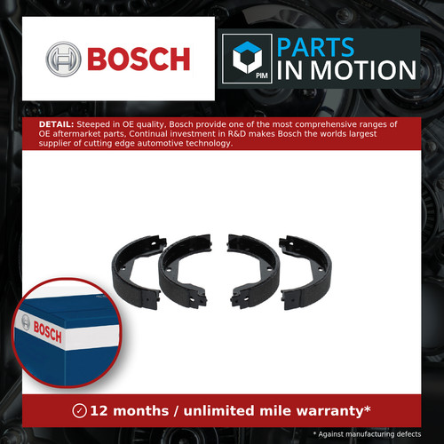 Handbrake shoes set - handbrake, bmw
