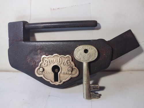 Antique bulldog lock - antique,