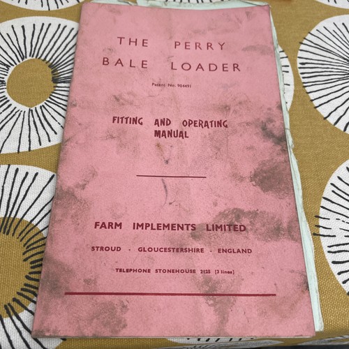 Perry stroud bale loader - stroud,