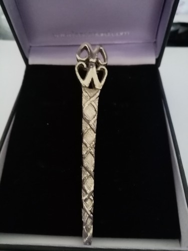 Silver tone celtic scottish - silver,