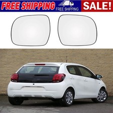 Pair Wing Mirror Heated Glass